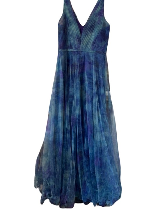 Rene Ruiz Dresses & Skirts - 🪻🔹Rene Ruiz Blue Purple Organza Ombre Pleated Flormal Blacktie Dress🔹🪻